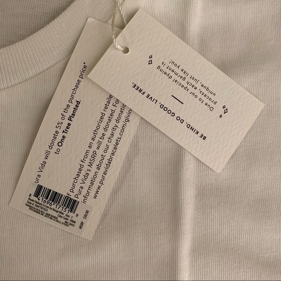 Pura vida be wild and wander oversized short sleeve crew neck t-shirt white - S - Picture 4 of 9